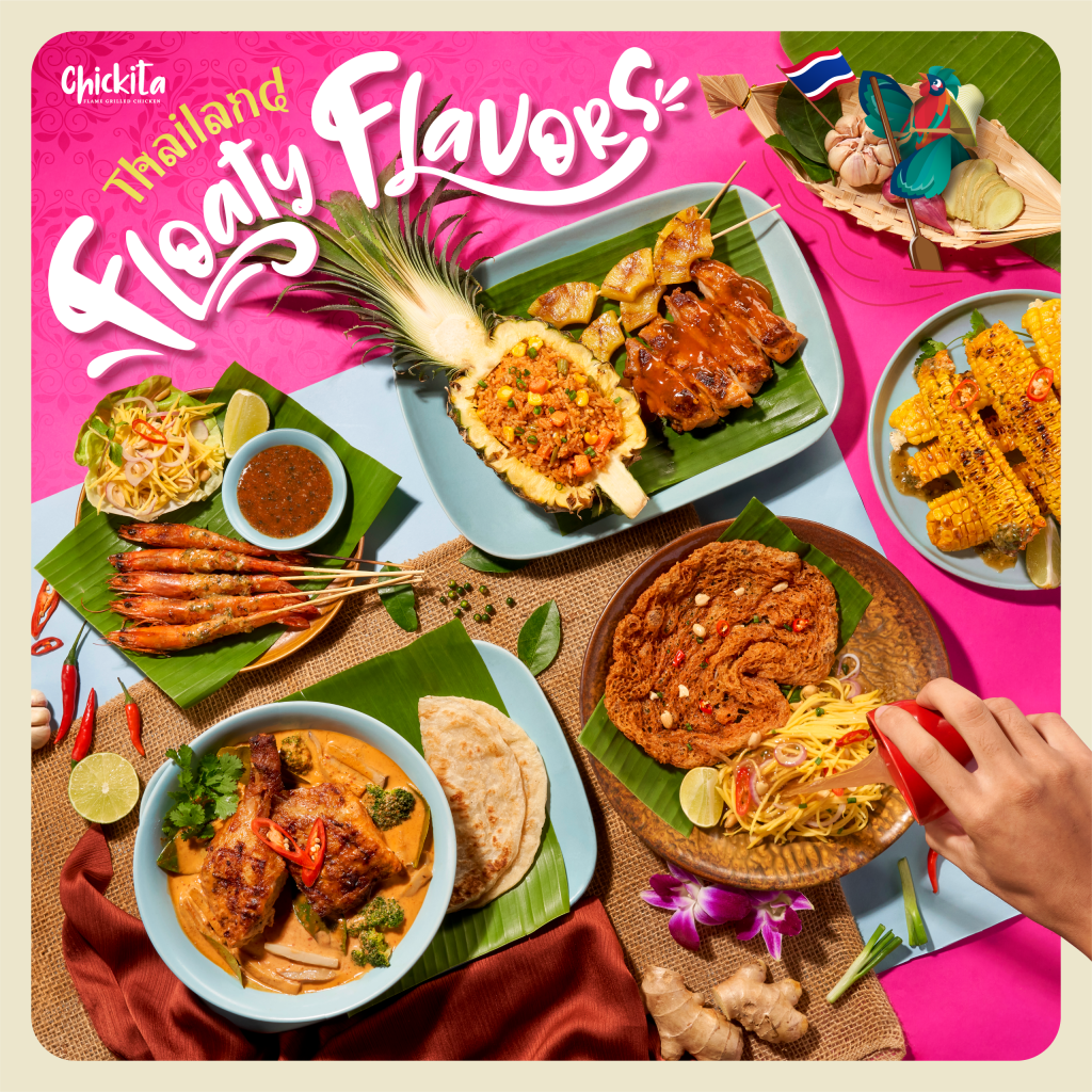 "Thailand Floaty Flavors" Menu